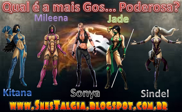 SnesTalgia o Seu Blog Nostálgico: Enquete: Qual a Mulher mais poderosa de Mortal  Kombat?